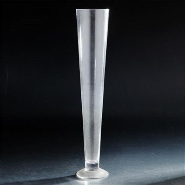 Diamond Star 80002 23.5 x 4 in. Glass Vase; Clear, Diamond Star, Mfr#: 80002
